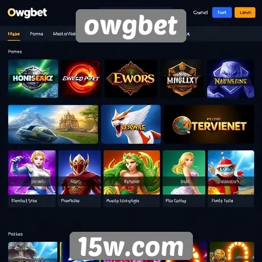 Análise da diversidade de jogos disponíveis no owgbet