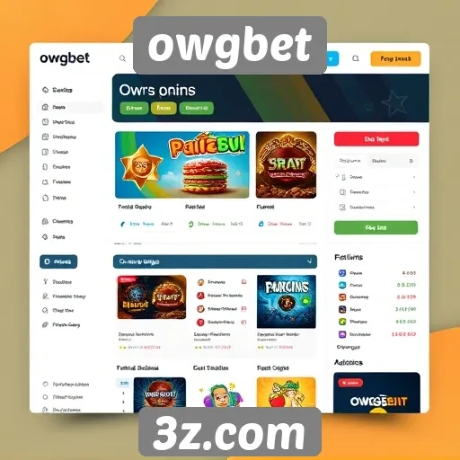 Interface e usabilidade do site owgbet