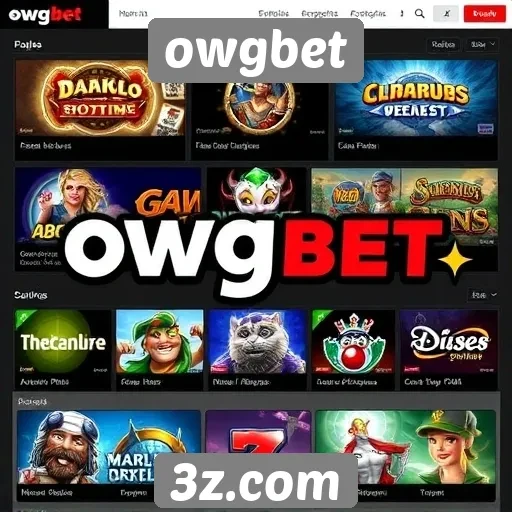 Variedade de jogos disponíveis no owgbet